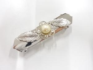 アンティーク　パール　帯留め